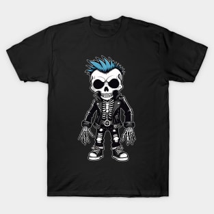 Punk Rock Skeleton 1 T-Shirt